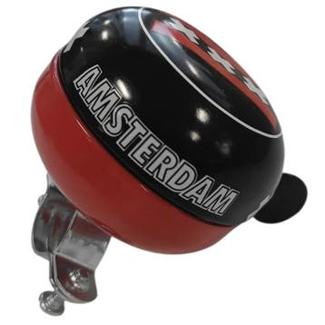 Falkx BE0801A Bel Amsterdam 60mm (Bellen & Toeters, Fiets), Fietsen en Brommers, Fietsaccessoires | Overige Fietsaccessoires, Ophalen of Verzenden
