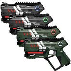 Light Battle Connect Lasergame set - 4 metallic Laserguns, Ophalen of Verzenden, Nieuw