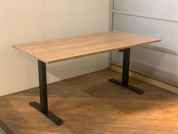 Ferbox Zit Sta Bureau Nieuw (Actiemodel) Zwart/Havanna, Verzenden, In hoogte verstelbaar, Nieuw