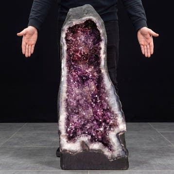Topkwaliteit - Vivid Amethyst - 76x30x25 cm - XL Cathedral