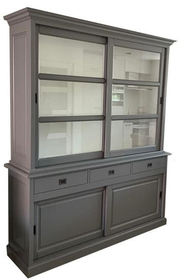 Buffetkast grijs – wit Rhenen 180cm, Huis en Inrichting, Ophalen of Verzenden, Nieuw