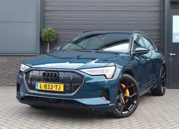 Zakelijke Lease |  Audi e-tron 55 quattro advanced Pro Line, Automaat, Gebruikt, Blauw, Overige brandstoffen