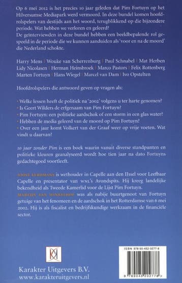 10 jaar zonder Pim 9789045202778 Joost Eerdmans, Verzenden, Gelezen, Joost Eerdmans