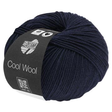 Lana Grossa Cool Wool - 414 Nachtblauw - Merinowol Garen, Ophalen of Verzenden, Nieuw