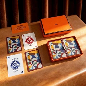 Speelkaarten - Hermès Cheval Natté Double Deck Playing Card