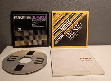 Maxell, TDK, Revox - 35-180B - LB-3600 / Metal-Reel, Nieuw
