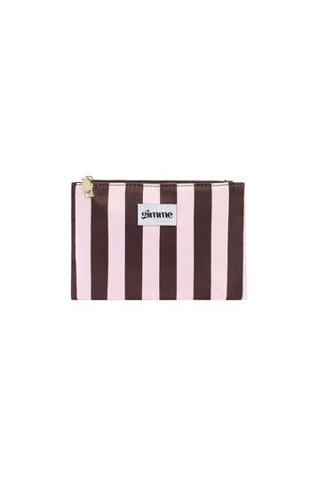 Goudlief Make-uptassen strip casual polyester dagelijkse..., Sieraden, Tassen en Uiterlijk, Beautycases, Verzenden, Nieuw, Paars
