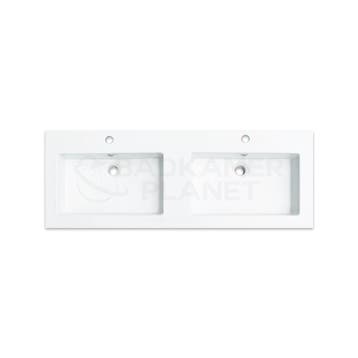 Sani Royal Ceramico Wastafel Keramiek Wit 120x47x5, Nieuw