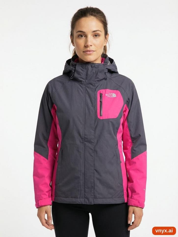The North Face Jacket in Grey/Pink size L, Kleding | Heren, Jassen | Zomer, Overige maten, Ophalen of Verzenden