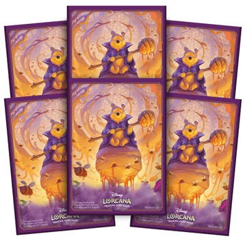 Disney Lorcana: Card Sleeves Winnie the Pooh (65x), Ophalen of Verzenden, Nieuw