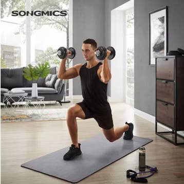 Verstelbare Dumbbell Set 20/30/40 kg Gietijzer Thuis Gym, Verzenden, Nieuw