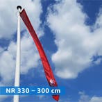 NR 330: Wimpel Twentse Ros 300 cm met stokje, Nieuw