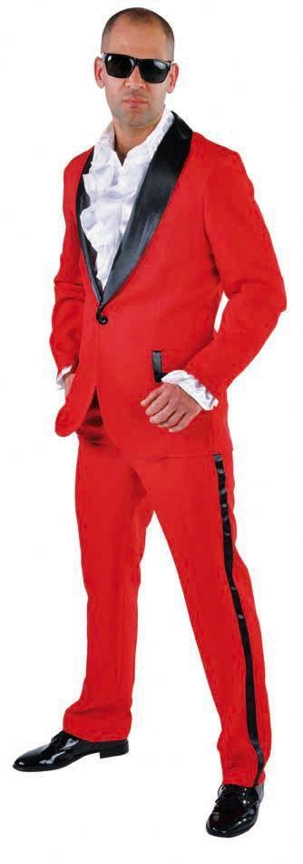 Smoking Elite pak rood, Kleding | Heren, Carnavalskleding en Feestkleding, Nieuw, Ophalen of Verzenden