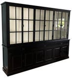 Buffetkast Soest zwart met stalen deuren 300cm, Huis en Inrichting, Kasten | Buffetkasten, Ophalen of Verzenden, Nieuw