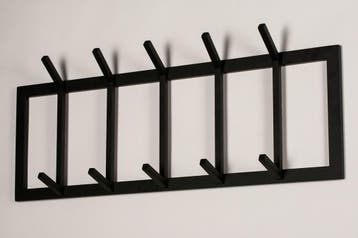 Rietveld Kapstokken - Zwart - Staal, Metaal, Verzenden, Nieuw