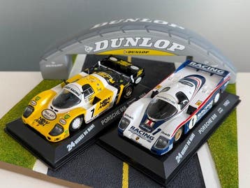 IXO 1:43 - Model raceauto (2) - Porsche 956 #7 Team New Man, Nieuw