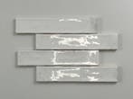 Wandtegel Ragno Kalon Handvorm Wit Glans 5x25 (Muurtegels), Nieuw, 20 tot 40 cm, 10 m² of meer, Wandtegels