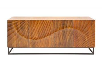 Massief dressoir SCORPION 177cm bruin mangohout, Huis en Inrichting, Kasten | Dressoirs, Ophalen of Verzenden, Nieuw
