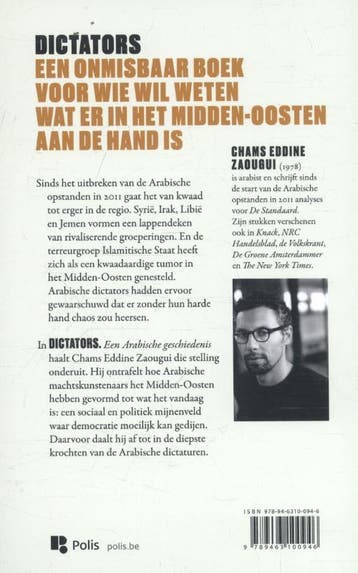 Dictators 9789463100946 Eddine Zaougui Chams, Boeken, Verzenden, Gelezen, Eddine Zaougui Chams
