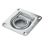 ProPlus Sjoroog met dekring en veer - inbouw 20 mm - staa..., Auto diversen, Aanhangwagen-onderdelen, Ophalen of Verzenden, Nieuw