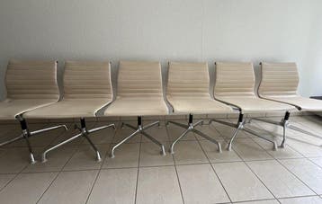 Herman Miller - Charles & Ray Eames - Stoel (6) - Aluminium