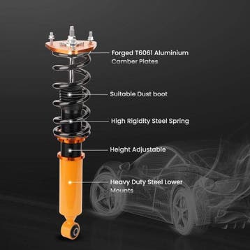 Schroefset ophangingskit geschikt voor Nissan Fairlady Z..., Verzenden, Nieuw, Nissan