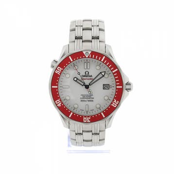 Omega Seamaster Co-Axial Limited Edition Vancouver 2010..., Ophalen of Verzenden, Zo goed als nieuw, Leer, Overige merken
