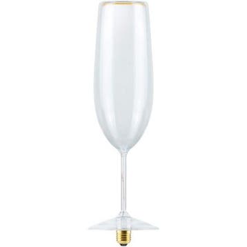 Segula LED Floating glas Champagne helder met heldere basis, Ophalen of Verzenden, Nieuw