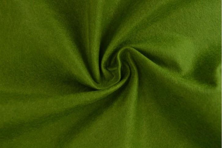 Vilt 3mm dik - Mosgroen - 90cm breed - Per meter, Hobby en Vrije tijd, Stoffen en Lappen, 120 cm of meer, 200 cm of meer, Groen