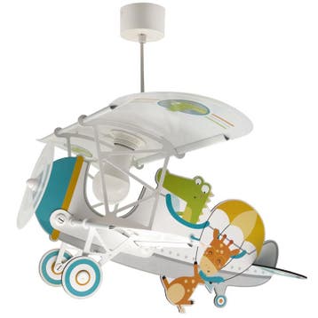 Veelkleurige kinderkamer hanglamp kunststof, Krokodil, Kinderen en Baby's, Kinderkamer | Inrichting en Decoratie, Ophalen of Verzenden