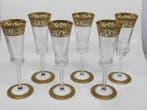St. Louis - Champagneglas - distel - Kristal, Antiek en Kunst