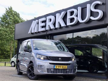 Peugeot Partner HDI 102PK MARGE-BTW VRIJ AIRCO CRUISE, Gebruikt, Euro 6, Leder, Grijs