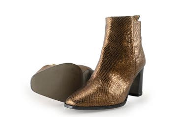 Notre-V Enkellaarzen in maat 38 Brons, Kleding | Dames, Schoenen, Notre-V, Overige kleuren, Verzenden, Lage of Enkellaarzen