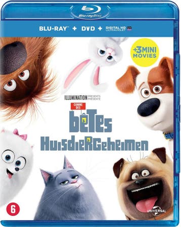 The Secret Life of Pets/Huisdiergeheimen (Bluray + DVD) (..., Verzenden, Gebruikt