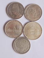 Egypte. Lotto di 5 Monete d’Argento (1917-1957) (Zonder