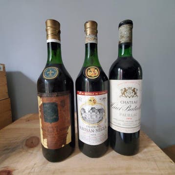 1972 Chateau Smith Haut Lafitte, Chateau Rausan Segla &, Nieuw
