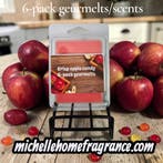 Crisp Apple Candy Geurmelts – 6 stuks – Natuurlijke koolzaad, Ophalen of Verzenden, Nieuw, Rood