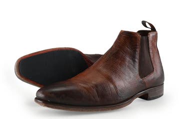 Greve Chelsea boots in maat 40½ Bruin, Bruin, Verzenden, Boots, Zo goed als nieuw