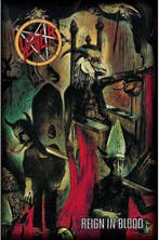 Slayer - Reign in Blood Textiel Poster officiële merchandise, Ophalen of Verzenden, Nieuw, Poster, Artwork of Schilderij