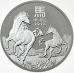 1 Troy Ounce - Zilver .999 - Lunar III Cheval 2026 - 31,1