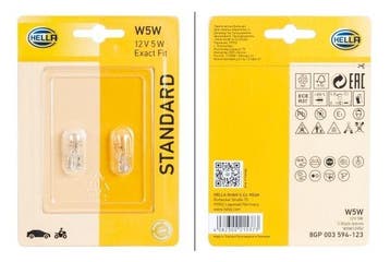 Hella Standard W5W, 12V5W, Verzenden, Nieuw