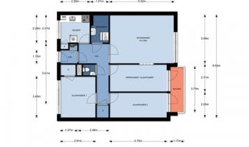 Te Huur 4 Kamer Appartement Lijsterstraat In Amersfoort, Huizen en Kamers, Huizen te huur, Direct bij eigenaar, Amersfoort, Utrecht