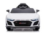 Audi R8 Kinderauto 12V | Wit | Scherpe Prijs, Ophalen of Verzenden, Nieuw, Overige typen