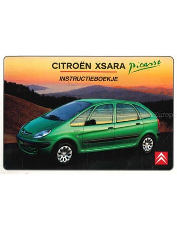 2000 CITROEN XSARA PICASSO INSTRUCTIEBOEKJE NEDERLANDS, Auto diversen, Handleidingen en Instructieboekjes