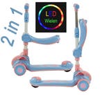 Sajan 2 in 1 Loopfiets / Step -  Roze-BlauwLaagste prijs van, Verzenden, Nieuw, Loopfiets