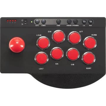 Subsonic Universele - Zwart/Rood - Arcade Stick Controller, Ophalen of Verzenden, Zo goed als nieuw