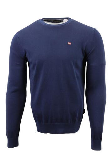 Napapijri Trui in maat S Blauw, Kleding | Heren, Truien en Vesten, Verzenden, Zo goed als nieuw, Blauw, Napapijri