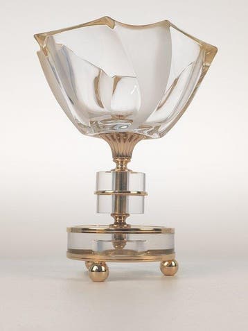 SECOLOVENTESIMO - Bokaal - Verguld messing, 24 kt goud -