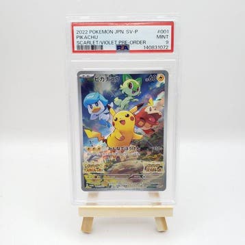 Pokémon - 1 Graded card - Pokémon - Pikachu #001/SV-P Full, Nieuw
