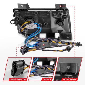 ANZO 2018-2021 Jeep Wrangler LED Side Markers Chrome Housing, Ophalen of Verzenden, Nieuw